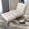 Lingge Tech Fabric Reclining Sofa Chair - Light Luxury for Living Room and Balcony
