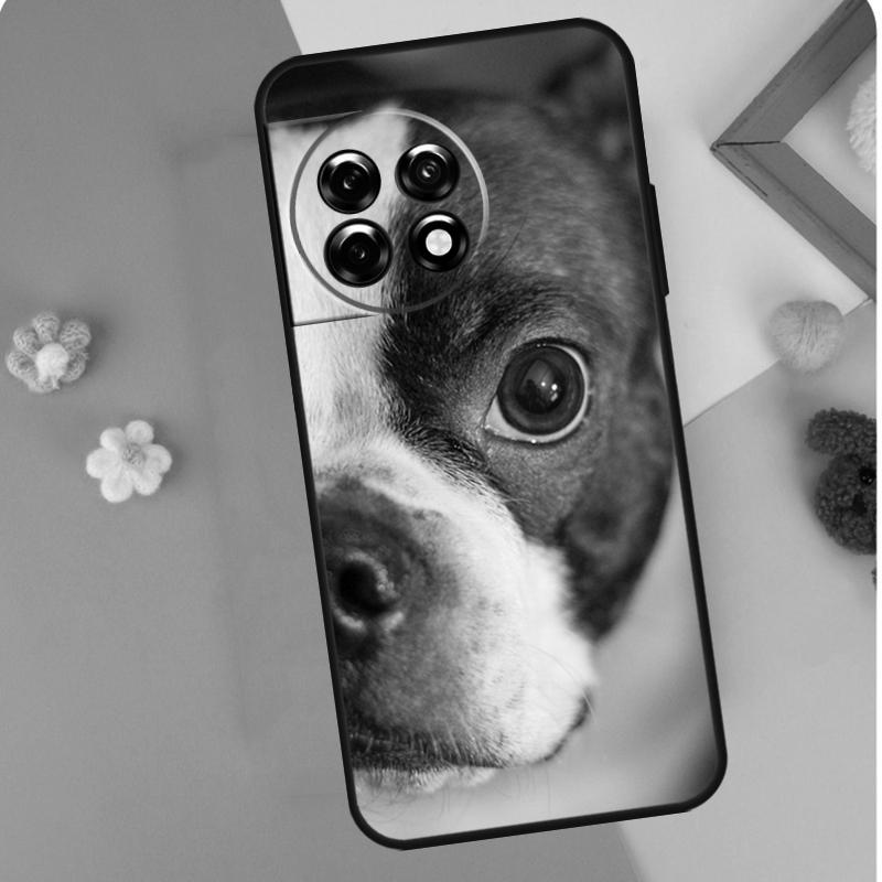 Boston Terrier Dog For OnePlus 15 13 12 11 15R 13R 12R 10R 10T 13T Case For OnePlus Nord 5 CE 2 3 4 Lite N20 N30