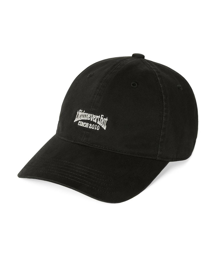 THISISNEVERTHAT Small Rs-Logo Cap Black