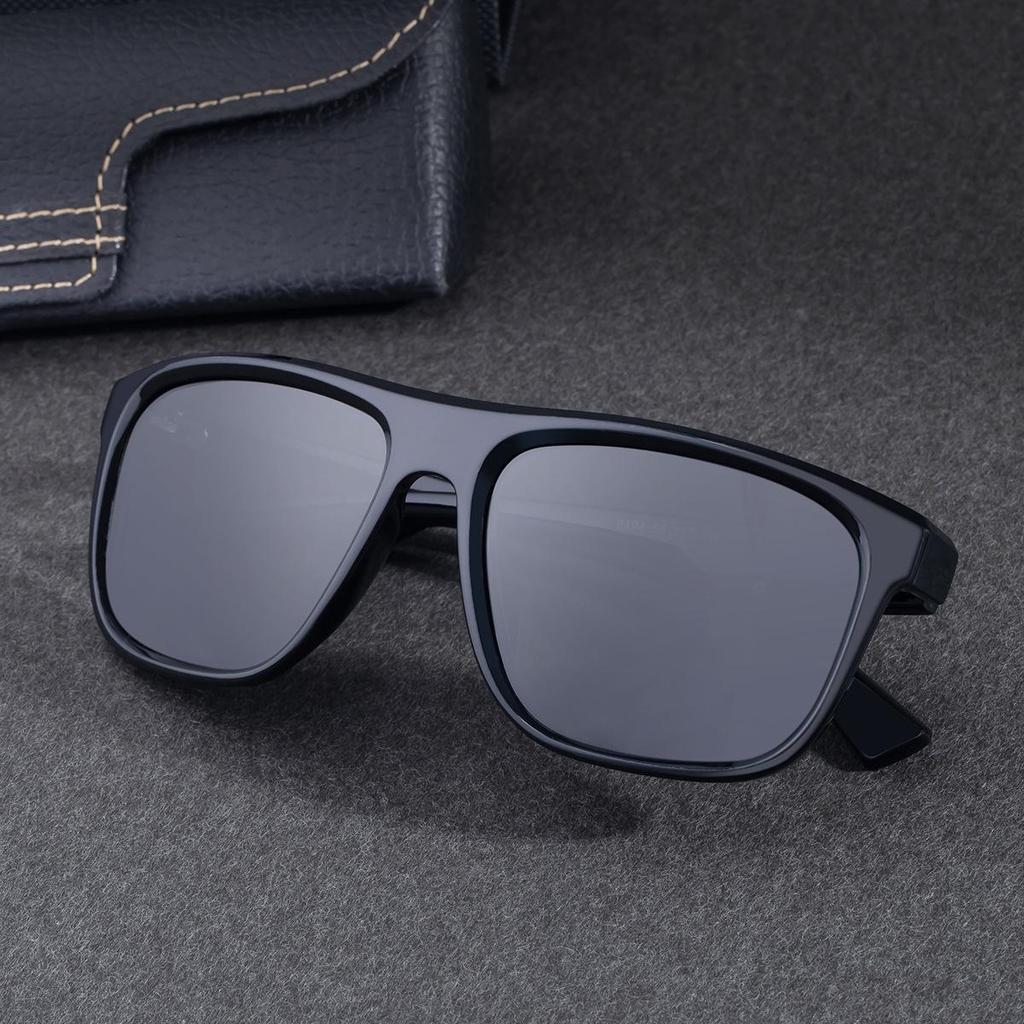 2026 Men's Retro Square Frame Polarized Sunglasses for Outdoor Driving