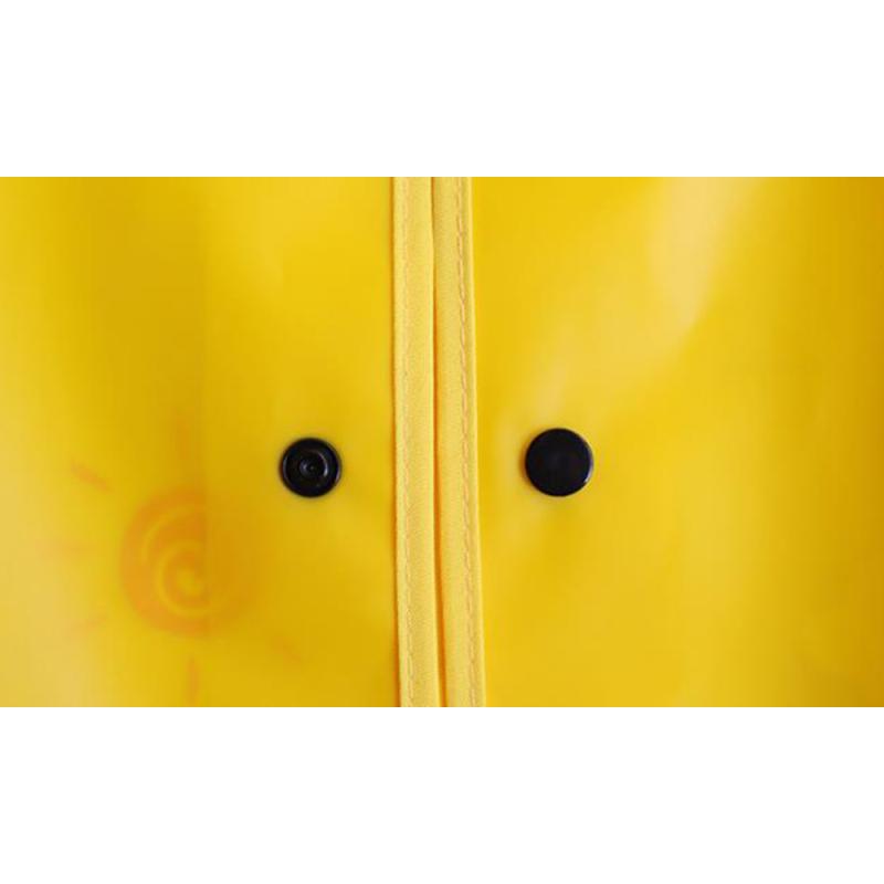 Kinder Regenmantel Niedlicher Cartoon-Druck Poncho Mit Abnehmbarer Wasserdichter Schutzmaske Für Jungen Mädchen