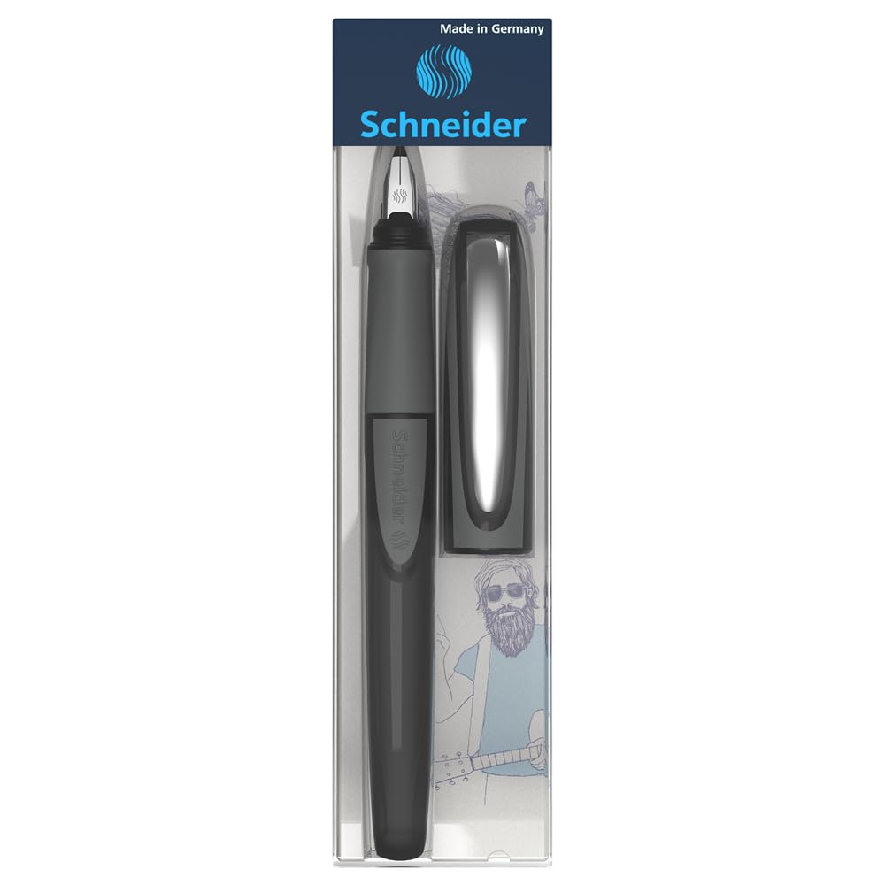 Schneider Fountain Pen Ray L Left Handed Black Onyx RYFP168407L