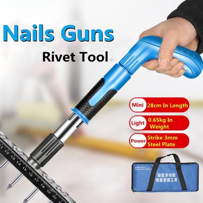 Mini Ceiling Wall Anchor Wire Slotting Device Wall Fastener Metalworking Rivet Guns Tool Manual Steel Nail Guns Rivet Tool Home
