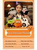 Lustiges Zombie-Kürbis-Plüschtier - Halloween-Geschenk