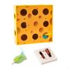 Automatic Cat Toy, Cardboard Design, Cheese Box, Activity for Small And Medium Cats
