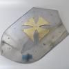 60.96 Cm Medieval Knight Crusader Cross Shield, Larp Re-enactment Cosplay Shield, Functional Armour Knight Battle Shield