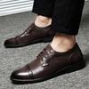 Fashion 2024 Brand New Men's Genuine Leather Shoes Men's High End Formal Shoes Men's Business Shoes Versatile Men's Casual Shoes