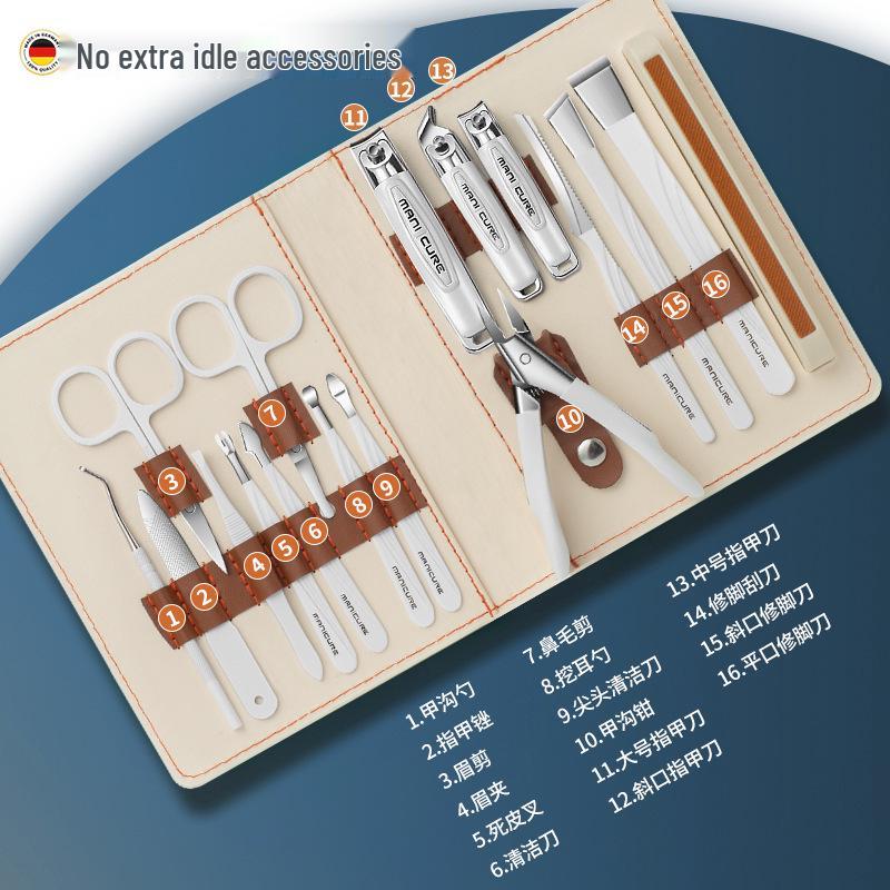 

Набор белых кусачек для ногтей из нержавеющей стали – Инструменты для маникюра и педикюра.