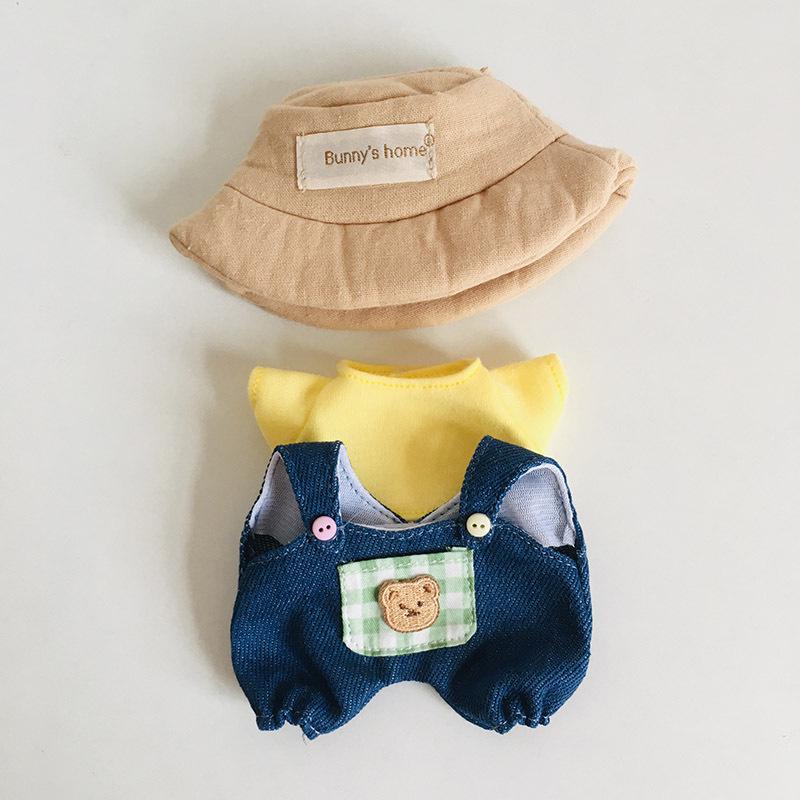 בגדי בובת קטיפה ויניל חמודה 17 ס"מ קופסה עיוורת - תליון LaBuBu שמלת אביזרים