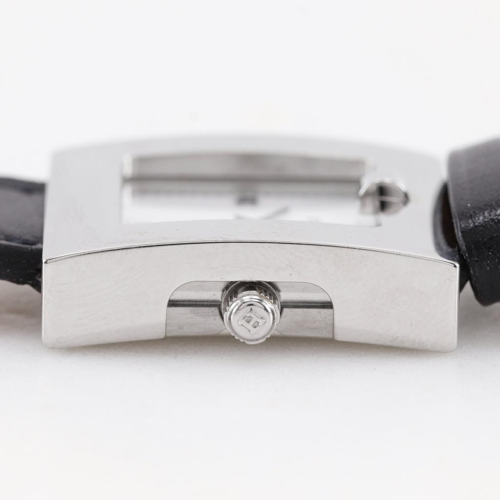 HERMES Belt watch Watches BE1.110 WhiteDial Stainless Steel/leather Quartz Analog display Women Used