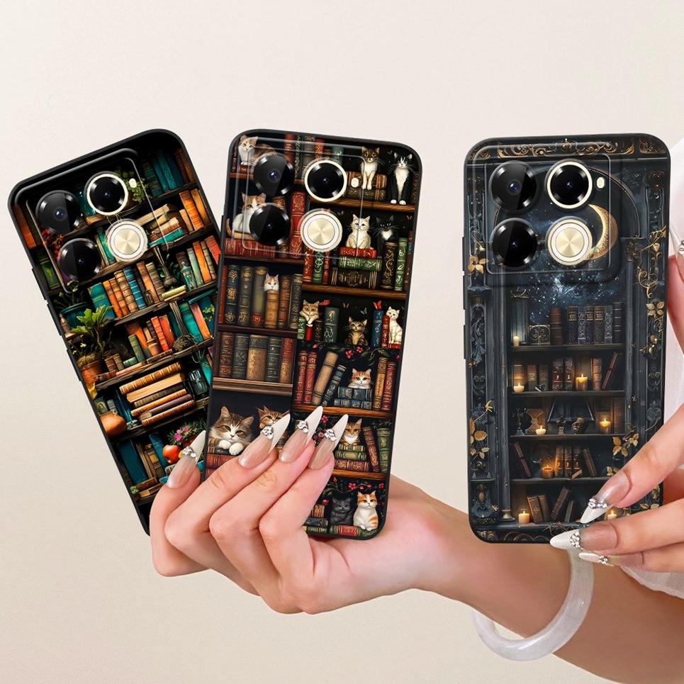 Cat Chinese Loogn Dragon Cartoon Painting Casing For infinix Note 40 Pro 4G 5G Soft Matte Silicone Phone Case Infinix Note 40x