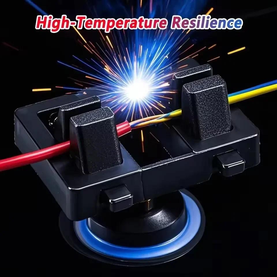 Wire Welding Clamp Professional Adjustable Portable Soldering Fixture Spring Design Quick Clamp Release Soldering Iron Brazing