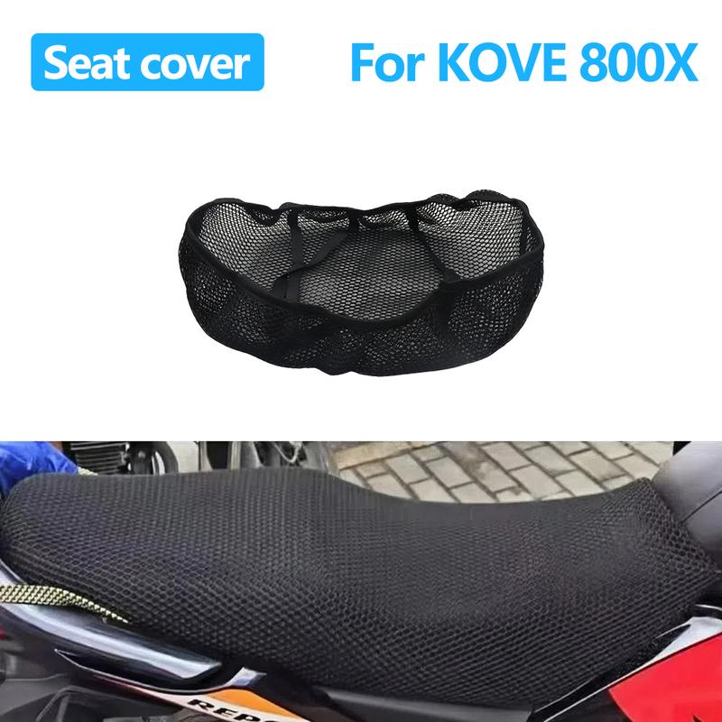 For KOVE 800X 800 X Motorcycle Seat Cover 3D Mesh Fabric Seat Non-Slip Breathable Heat Ulation Protect Cushion