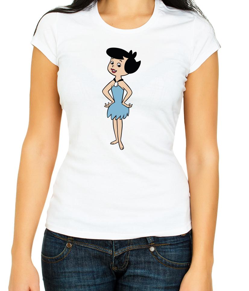

The Flintstones characters White / Black Women s 3/4 Short Sleeve T-Shirt L010 4XL