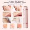 Waterproof 2in1 Electric Shaver for Women Bikini Hair Trimmer Wet Dry Use Dual Head Detachable Cordless Rechargeable