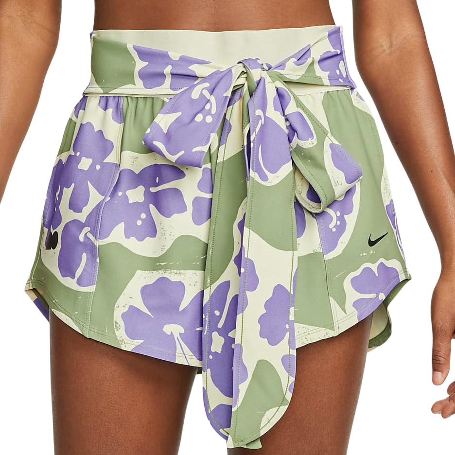 New Nike X Naomi Osaka Co Branded Series Casual Shorts Women's Oil Green DX1849-386