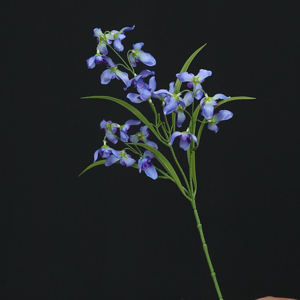 1pcs Multi-functional 50cm Artificial Orchid Flower Branches Simulation Flowers Wedding Arrangement