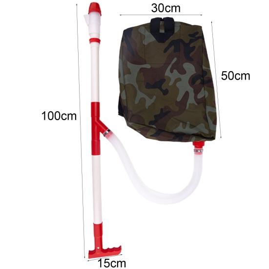 Gübre Serpme Makinesi Emek Tasarrufu Sağlayan Çok Fonksiyonlu Plastik Zaman Kazandıran Manuel Tarımsal Sırt Çantası Dış Mekan Gübre Aplikatörü