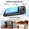 Ulefone RugKing 4 Pro 6.56" 120Hz Rugged Phone Android 15 Up to 16GB+256GB Waterproof 10200mAh 48MP Camera NFC Global Smartphone