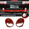 Rote Front-Nebelscheinwerfer-Lampenabdeckung Zierleiste Dekorative Blenden Für 09-14 Dodge Challenger