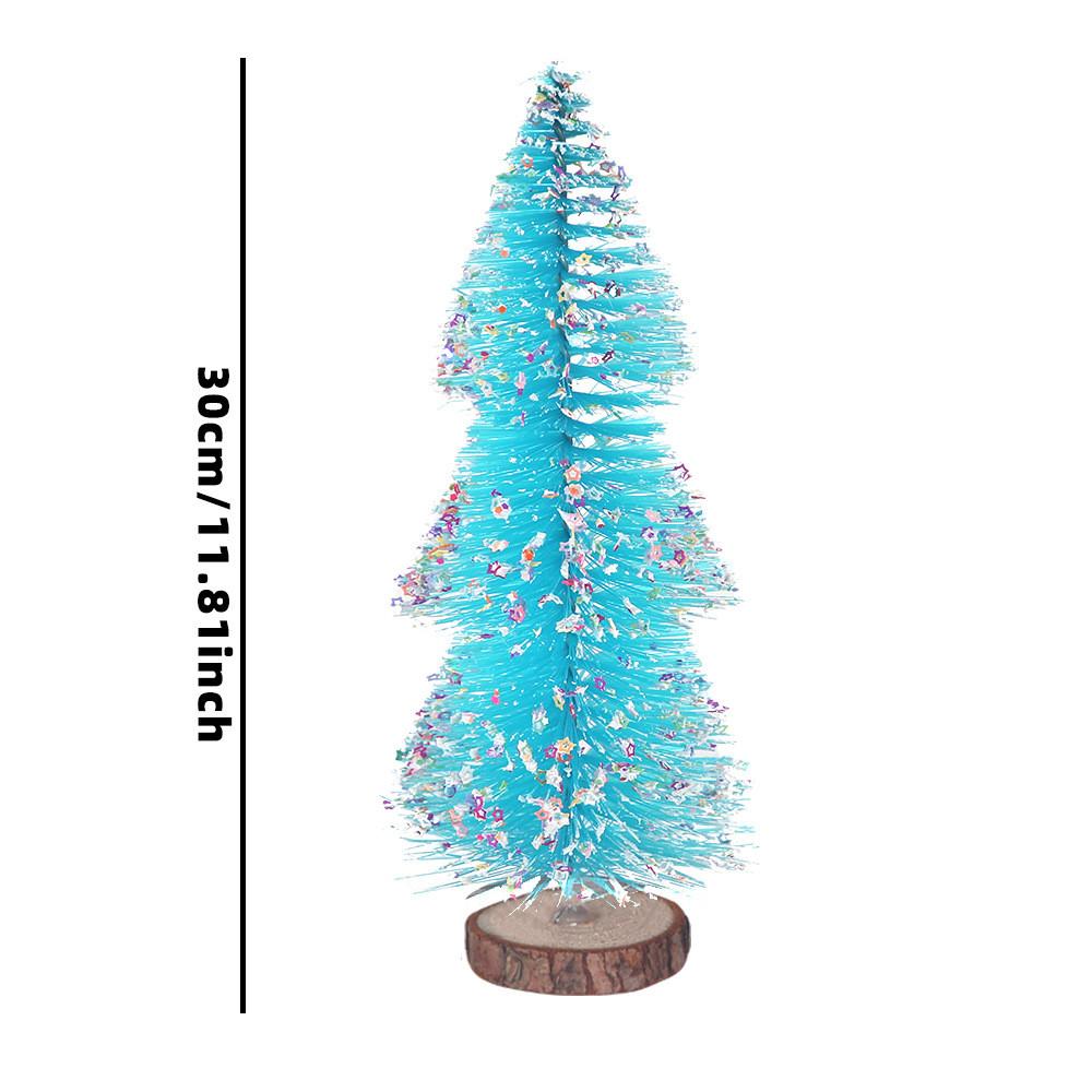 Mini Christmas Elegant Tree Decor Charming Star Shape Design Tabletop Display For Joy Holiday