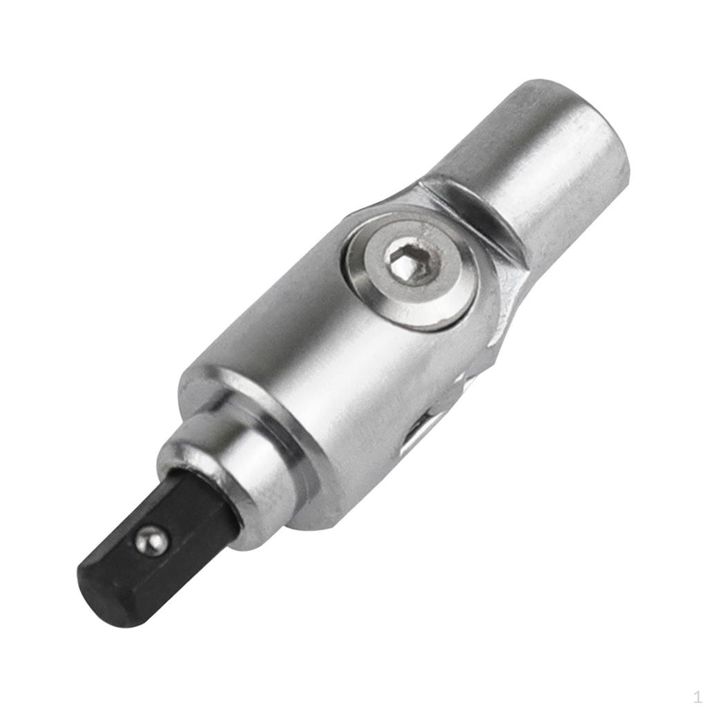 Pivoting Bit Holder Manual Screwdriver Adapter 180° Rotation Alloy for Corners or Tight Spots