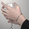 Hand Bracelet Birthday Gift - Unique Design for Men, Trendy Titanium Steel, Hip-hop Style, Personalized, Cool and Laid-back Fashion Accessory