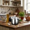 Wide-mouth Kitchen Condiment Pots with Soup Spoon Condiment Container Spice Jar  Dining Table