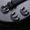 16mm 18mm 20mm Pin Buckle Metal Watchband Buckle Men Women Watchband Strap Black Stainless Steel Clasp Watch Buckle Accessory