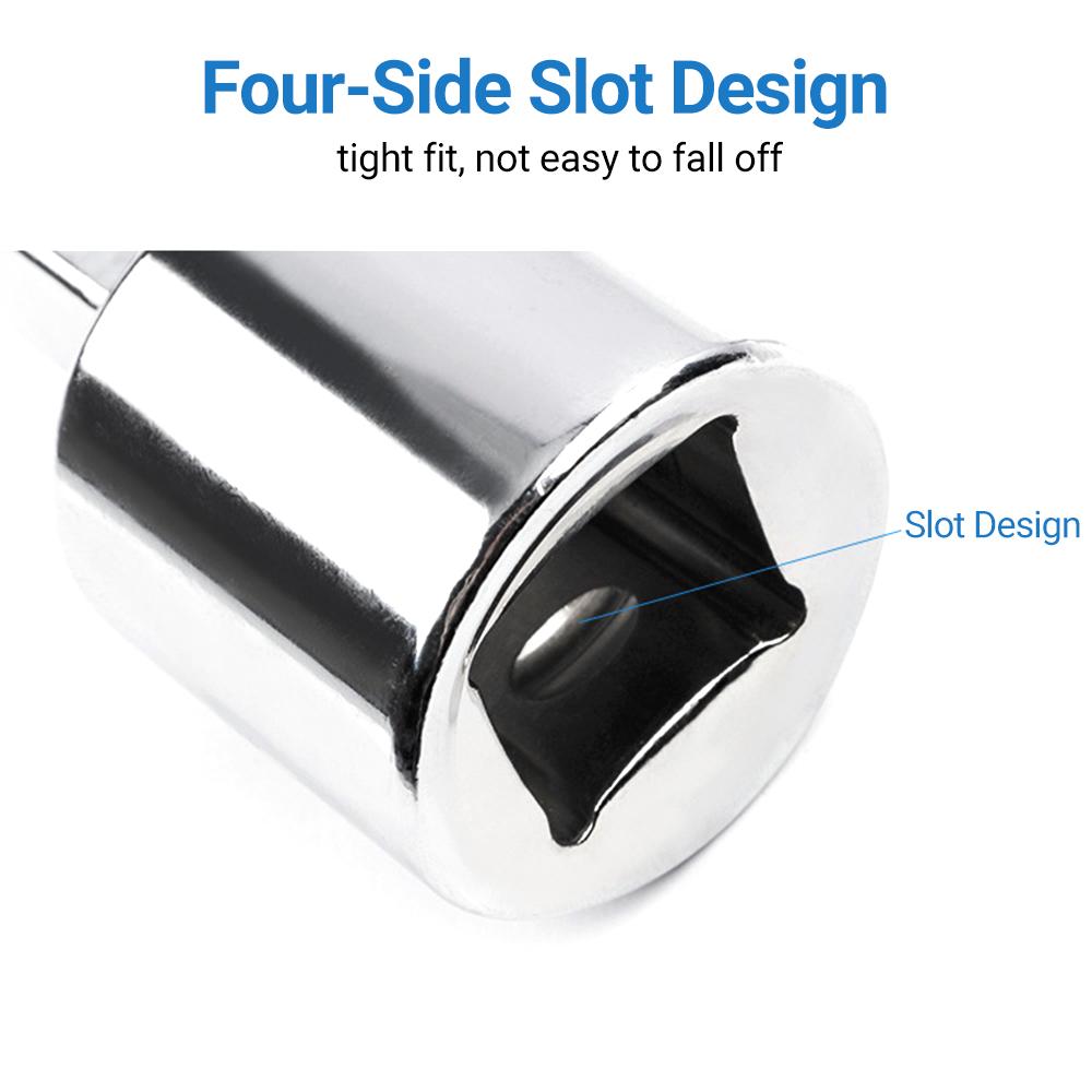 6Pcs Set Conversion Sleeve Impact Socket Converter Universal Joint Socket Adapter Impact Driver