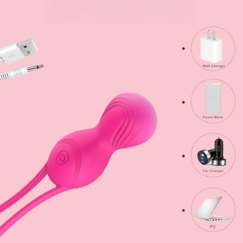 Kegel Vagina Balls Vibrator Vaginal Tight Exercise Pelvic Floor Muscles Strengthen G-spot Clitoris Stimulator Sex Toys for Woman