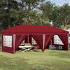 Pop up Party Tent 575 x 288 x 245 cm Burgundy Red