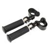 1.25" 32mm Motorcycle Foot Pegs Highway Engine Guard Crash Bars Footrest Mount Clamp For Harley Road King Electra Glide Softail