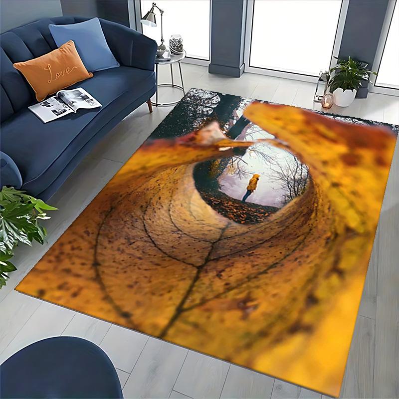 1pc Autumn Leaf Chair Mat - Festival Gift, Seasonal Decor, Office & Home Use.P093