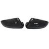 For VW Golf MK5 GTI Jetta 5 (Glossy Black ) carbon fiber Passat B6 B5.5 Side Wing Mirror Covers Caps Sharan Golf Plus EOS