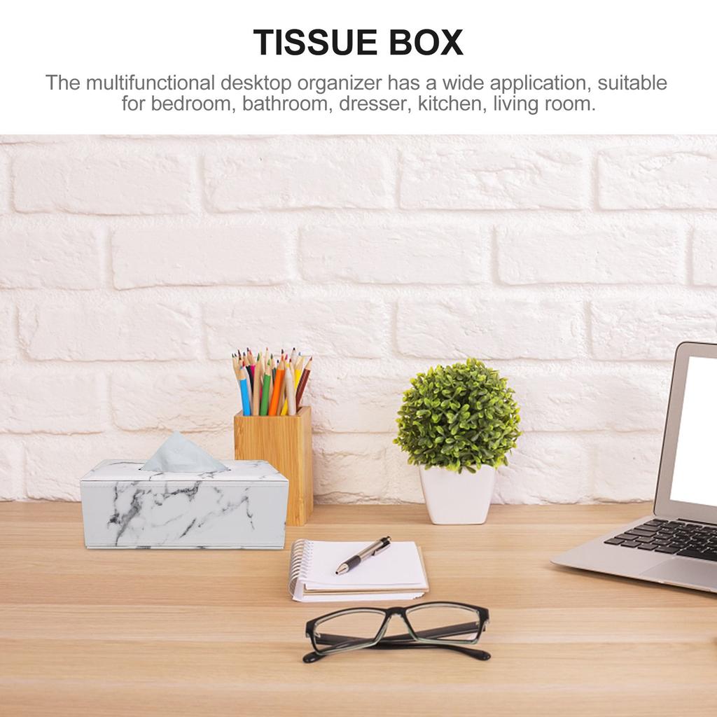 Cutie de șervețele din marmură Suport pentru șervețele Recipient pentru prosoape de hârtie Cutie dispenser automat