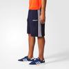Adidas Originals Minoh Knitted Striped Slim Fit Letter Casual Shorts Men Shorts Legendary-Ink-Blue BR6884