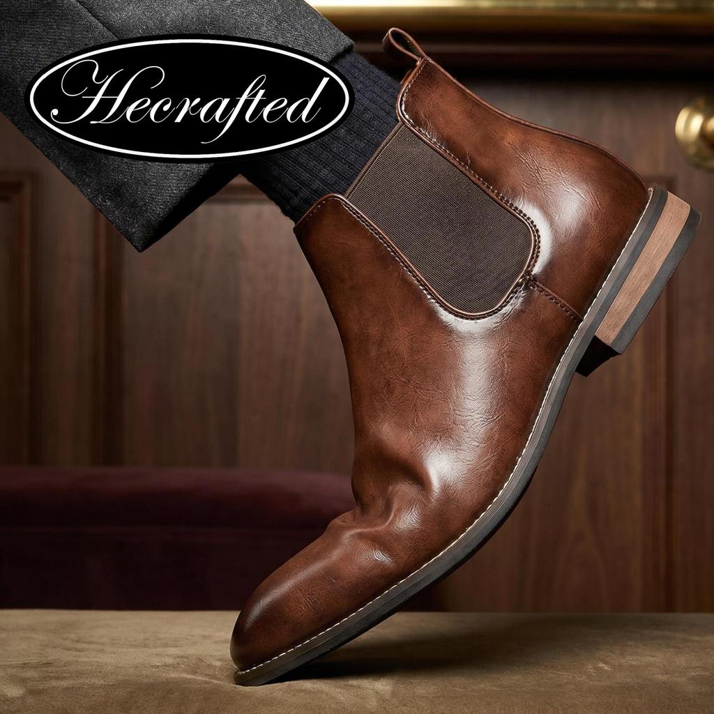 Boots Men Casual Brand Comfortable 2026 Fashion Boots Leather