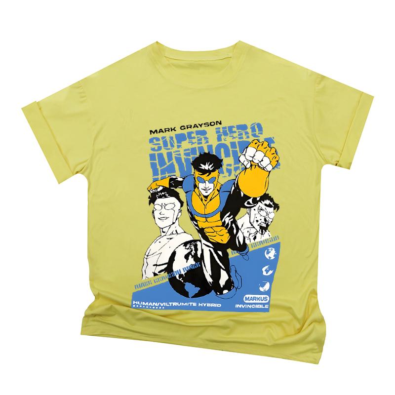 Invincible Universe Cartoon T-Shirt, Shirt Omni-Man Shirt, Graphic T Shirts, Oversized T Shirt, Men Clothing