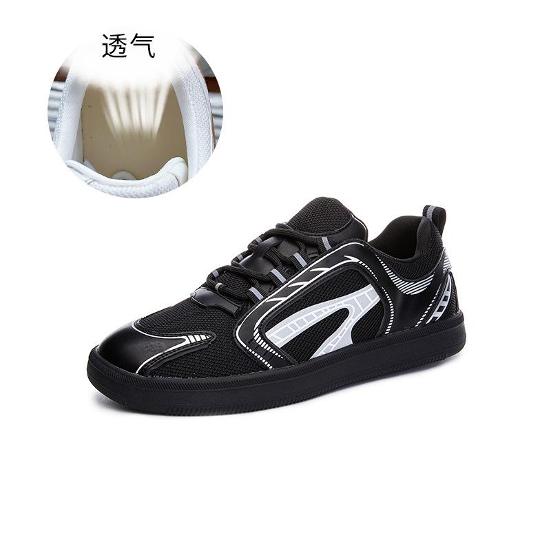 

Кожаные туфли на высоком каблуке, немецкие тренировочные туфли женские, лето 2025, новинка, сетчатые дышащие, повседневные универсальные белые туфли, спортивная женская обувь 40 чёрный