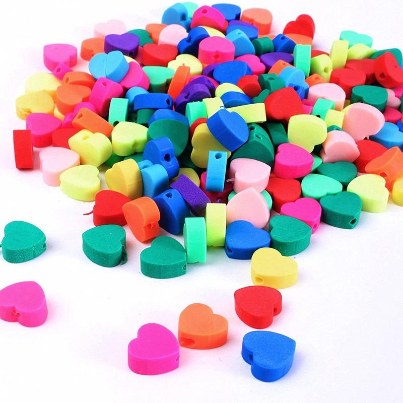 10mm Polymer Clay Beads - Fruit, Animal, Smiley Face Designs for DIY Jewelry Accessories