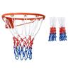 Kraftig Basketballnet Holdbart Flettet Nylon Flere Farver Til Banbrug