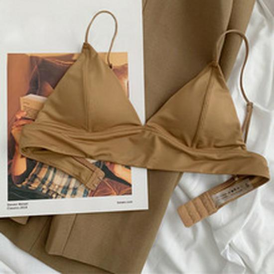 Sleek Lace French Vest Bra & Thong Set - Bestselling Sexy Lingerie with Thin Steel Support and Elegant Back Design.