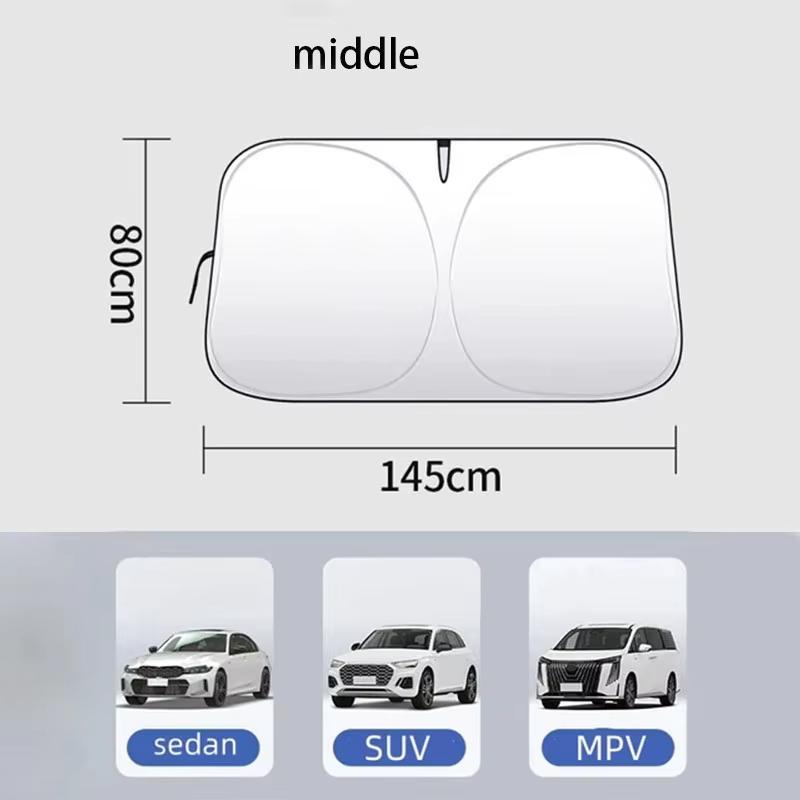 Car Windshield Sun Visor, Front Sun Visor, Windshield Sun Visor, Folding, Automatic UV Protection, Sun Visor, Car Accessories