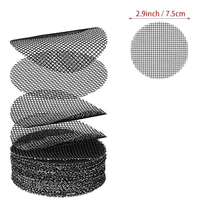 Pot Hole Mesh Pad Mat Grid Round Drainage Hole Screen for Pot Bottom Prevent Soil Loss Anti Bonsai Flower Plant Gardening Tools