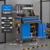 Compact Mobile Tool Cart: Multifunctional Storage Cabinet & Trolley for Workshop