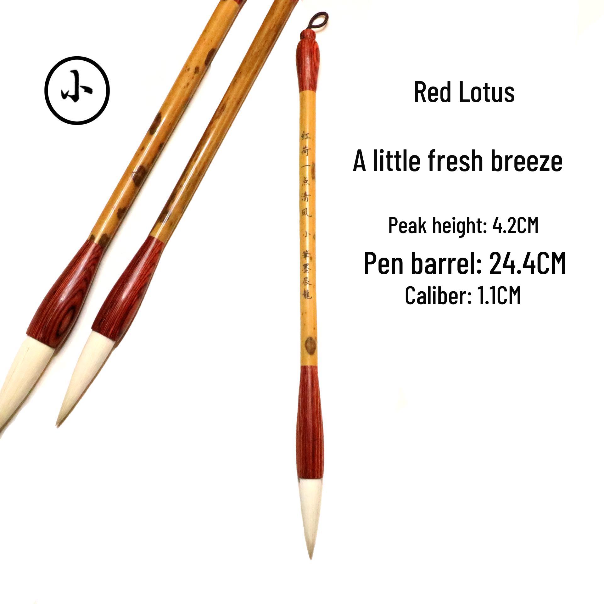 Xiang Fei Bamboo Brush with Rosewood Handle & Mixed Hair - Large Character Ti Dou Brush