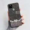 For Google Pixel 5 5A Case Cute Cat Cartoon Love Heart Silicone Soft TPU Back Cover For Pixel 5 5a Shockproof Protective Coque