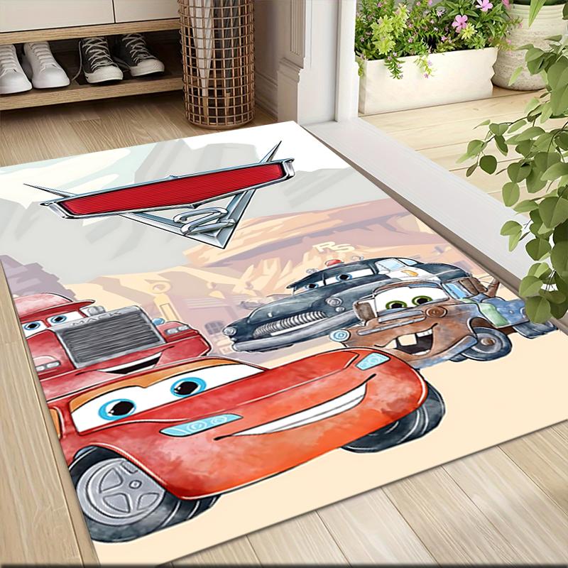 Cars Movie Adventure Carpet Rug Soft Washable Antislip Home Living Room Sofa Mats Personalized Christmas Rug