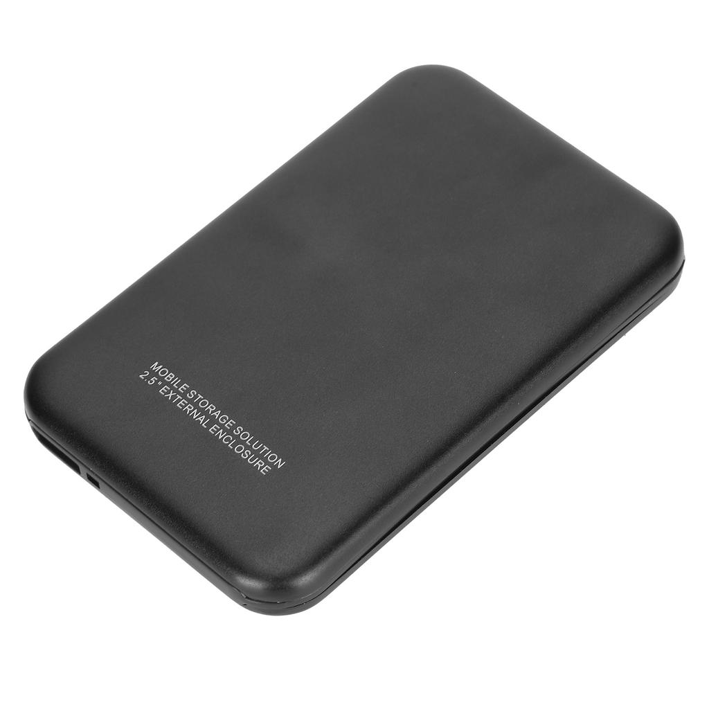Hard Drive Enclosure Portable 2.5in SATA to USB 3.0 Hard Disk Box with Data Cable Storage Bag for Laptop Desktop (Not